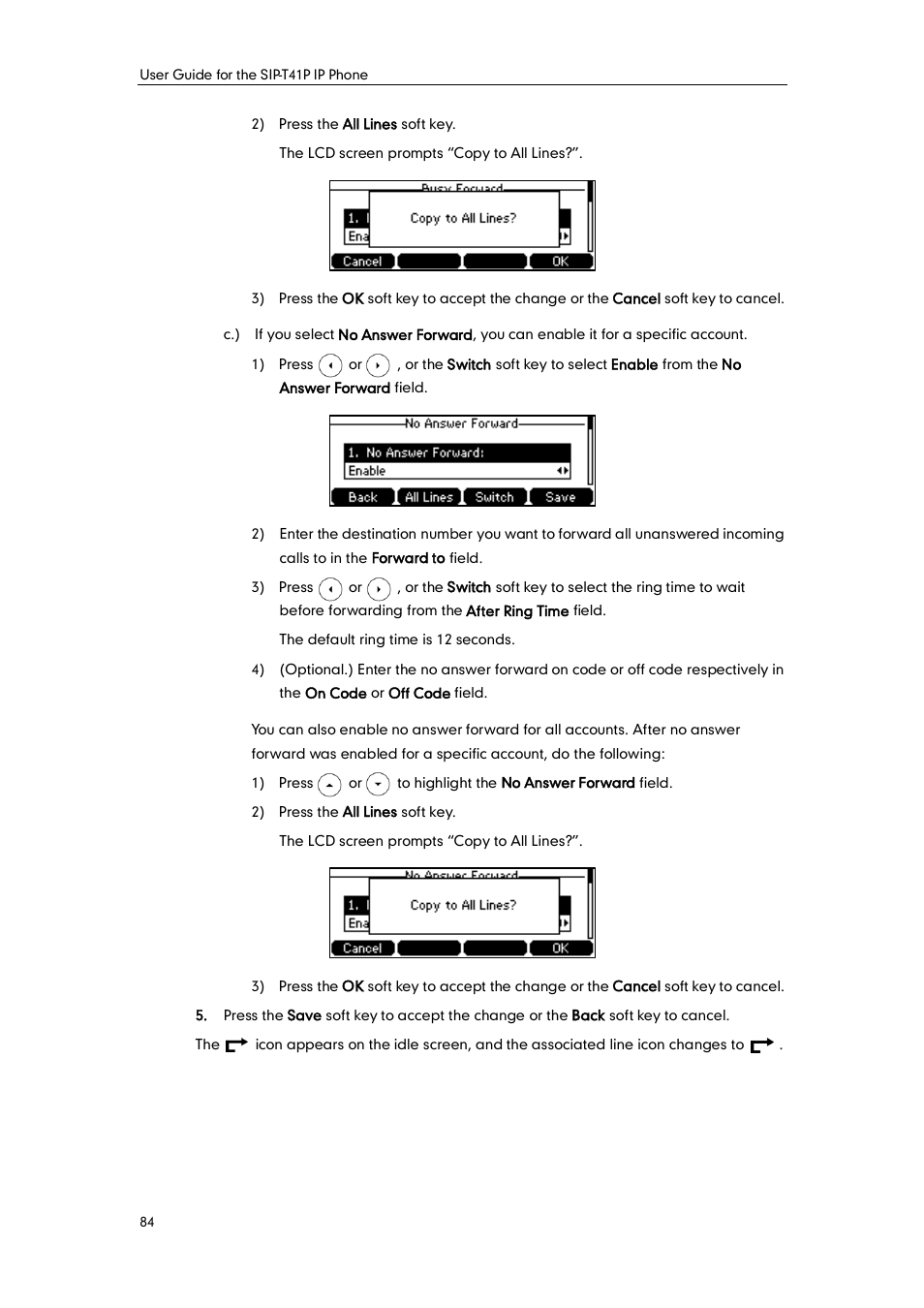 Yealink SIP-T41P User Manual | Page 94 / 142