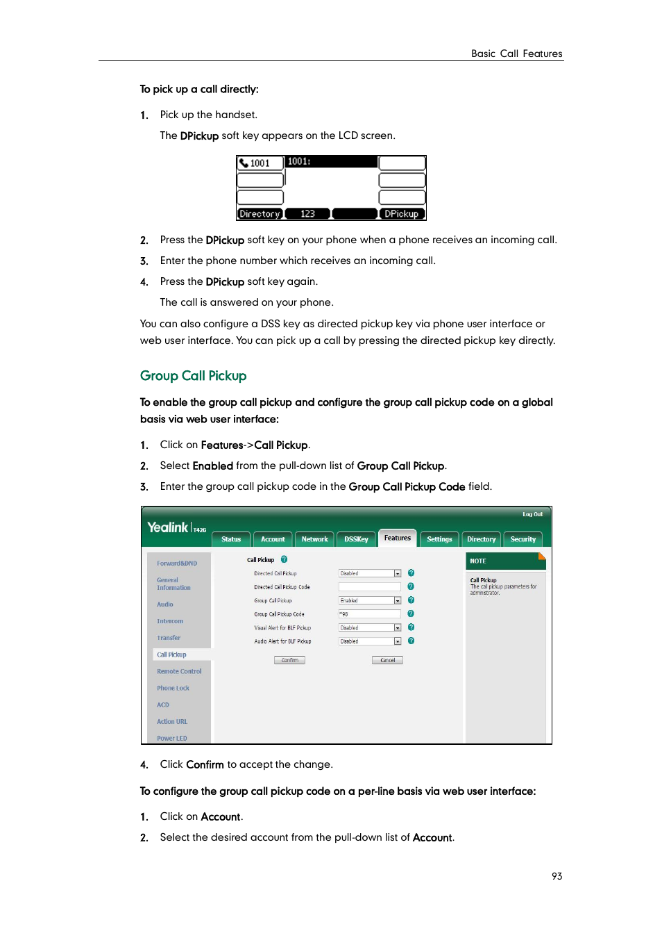 Yealink SIP-T42G User Manual | Page 103 / 142