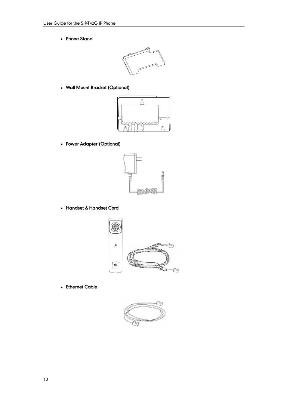 Yealink SIP-T42G User Manual | Page 20 / 142