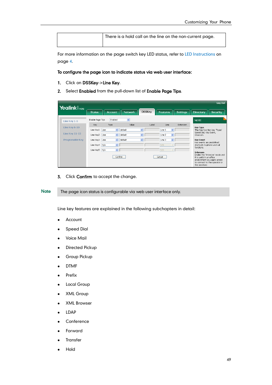 Yealink SIP-T42G User Manual | Page 59 / 142