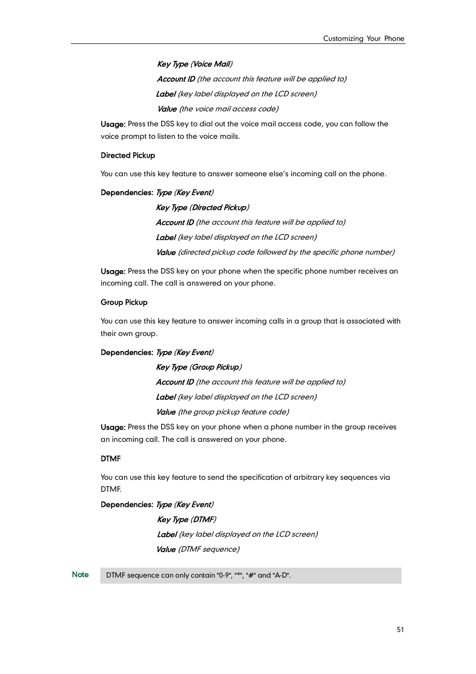 Yealink SIP-T42G User Manual | Page 61 / 142