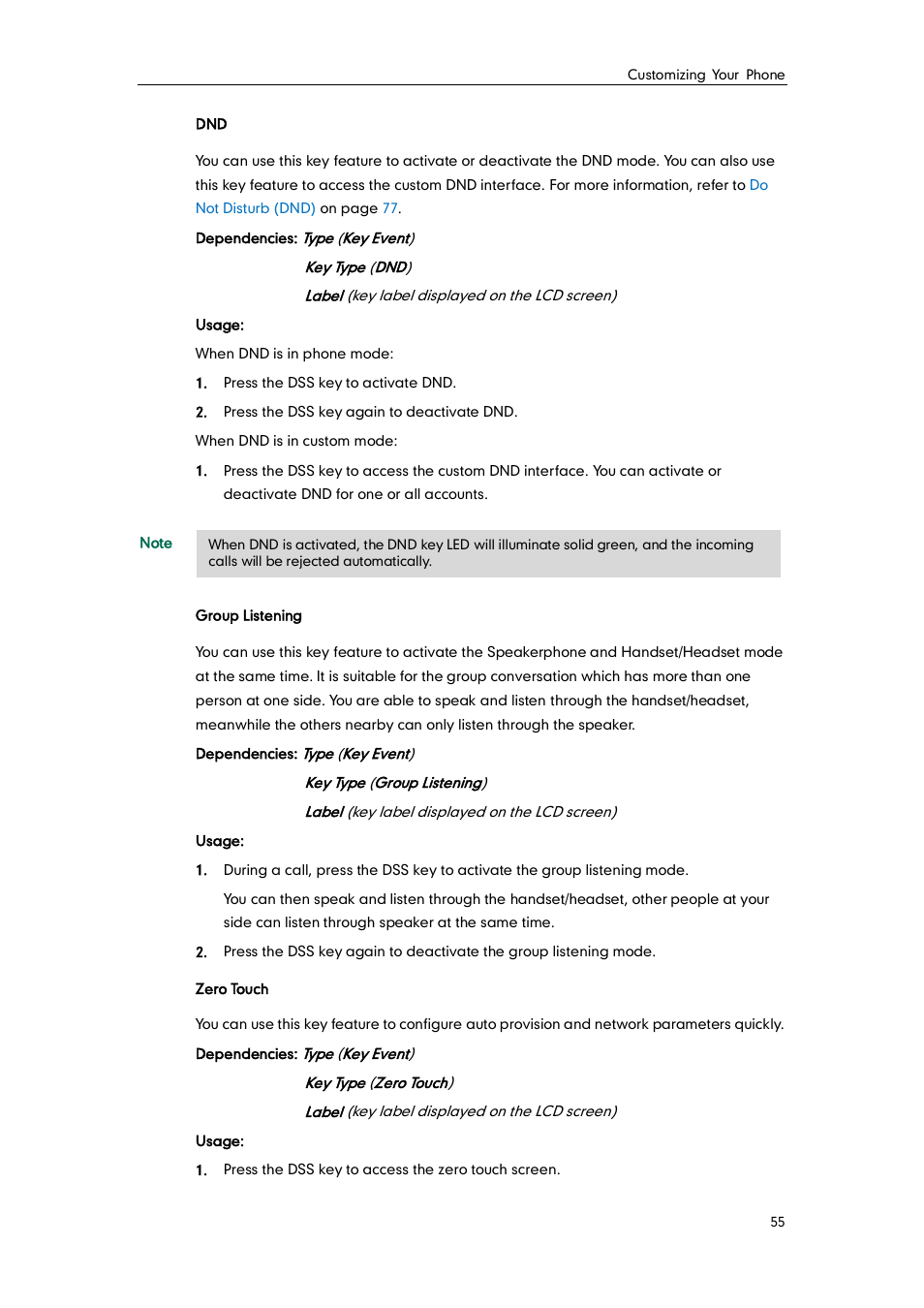 Yealink SIP-T42G User Manual | Page 65 / 142