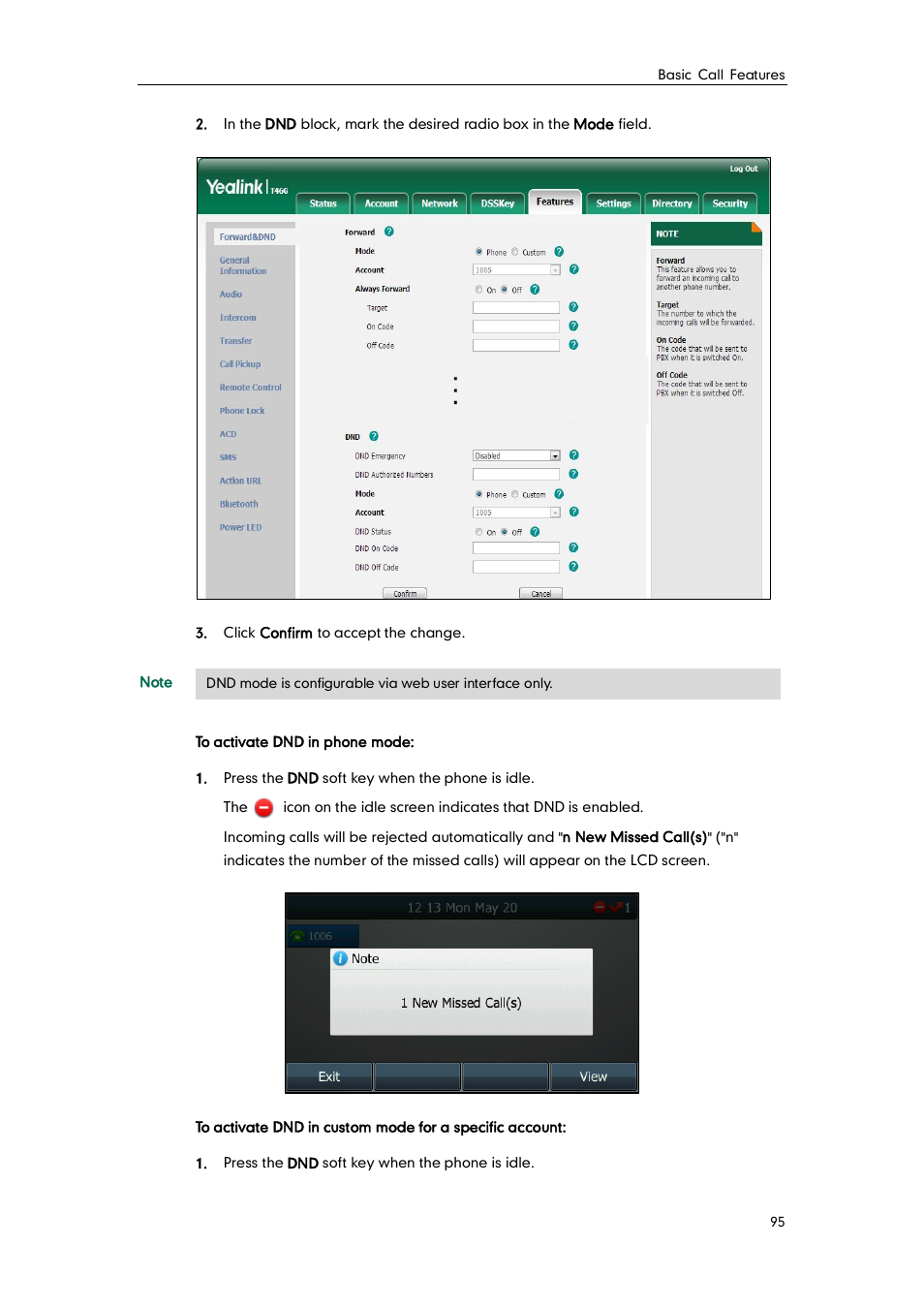 Yealink SIP-T46G User Manual | Page 105 / 168