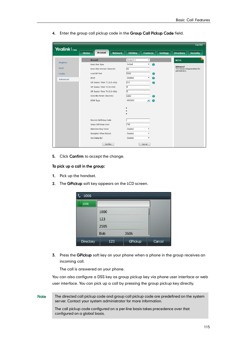 Yealink SIP-T46G User Manual | Page 125 / 168