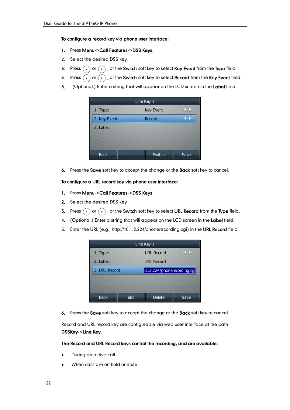 Yealink SIP-T46G User Manual | Page 132 / 168