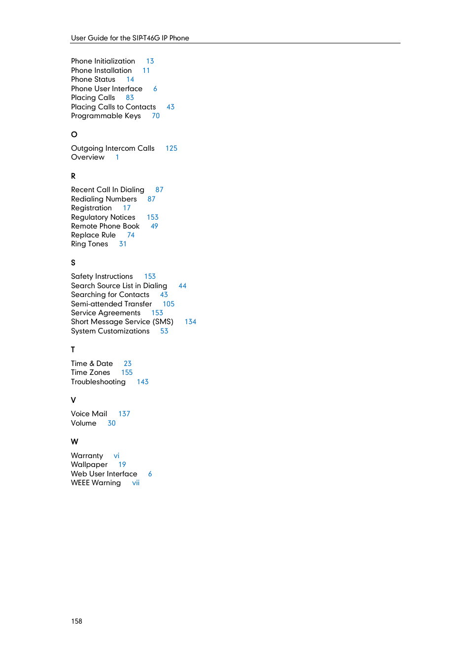 Yealink SIP-T46G User Manual | Page 168 / 168