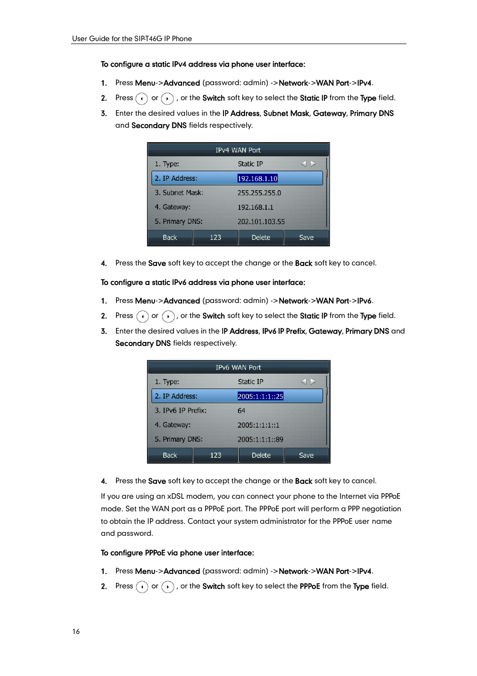Yealink SIP-T46G User Manual | Page 26 / 168