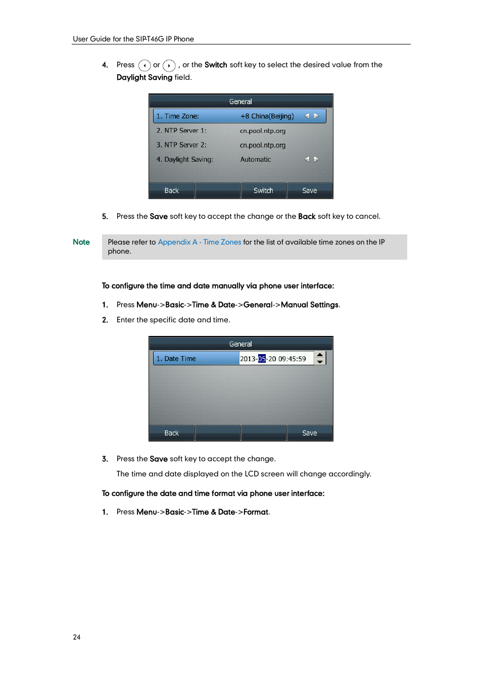 Yealink SIP-T46G User Manual | Page 34 / 168