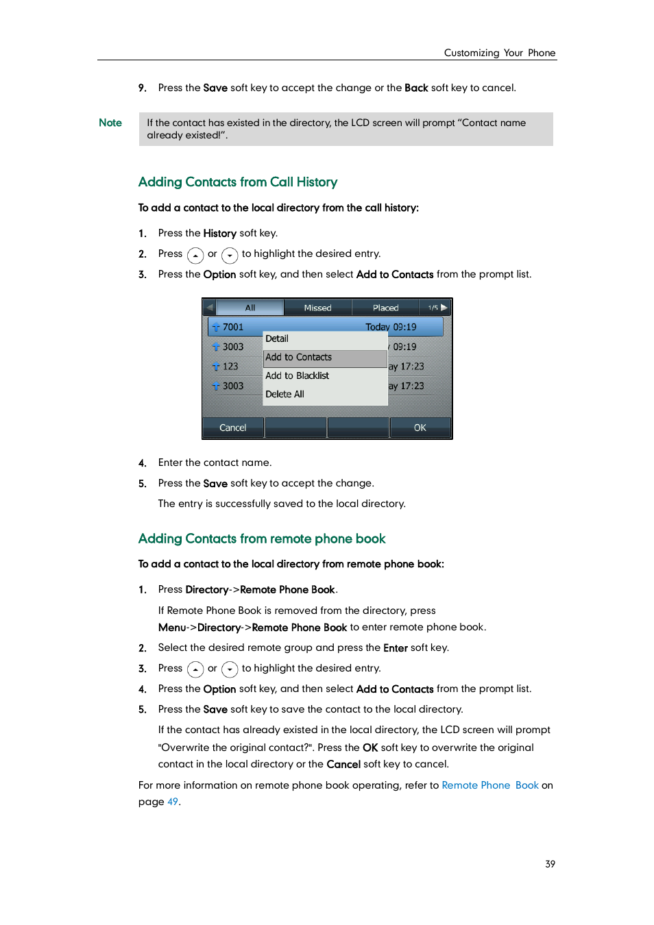 Yealink SIP-T46G User Manual | Page 49 / 168