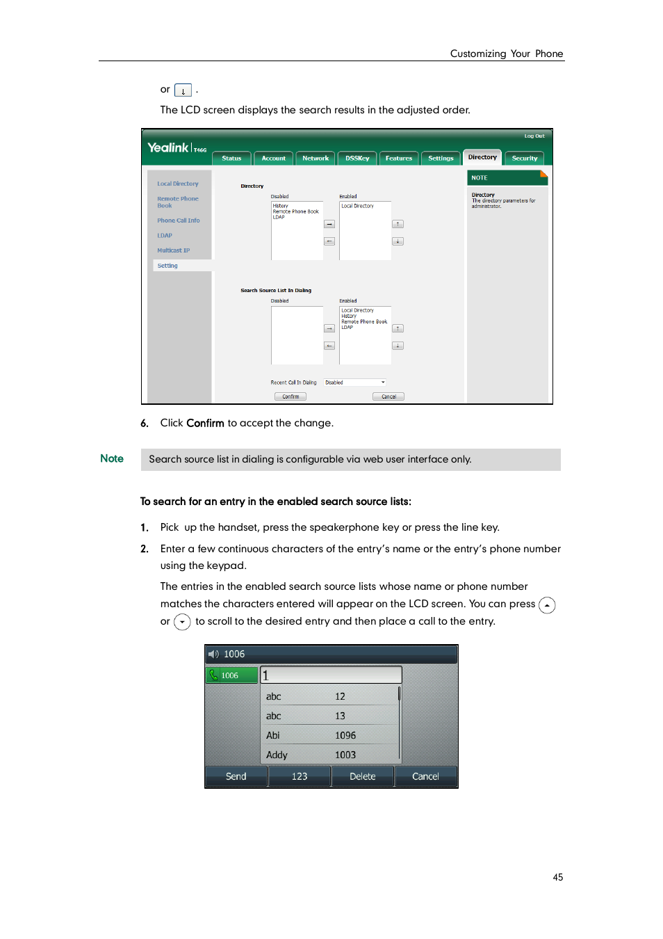 Yealink SIP-T46G User Manual | Page 55 / 168