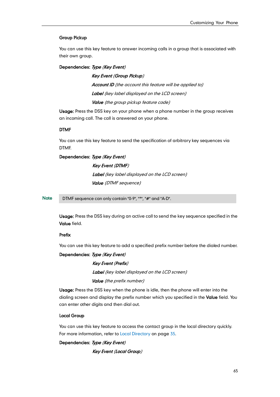 Yealink SIP-T46G User Manual | Page 75 / 168