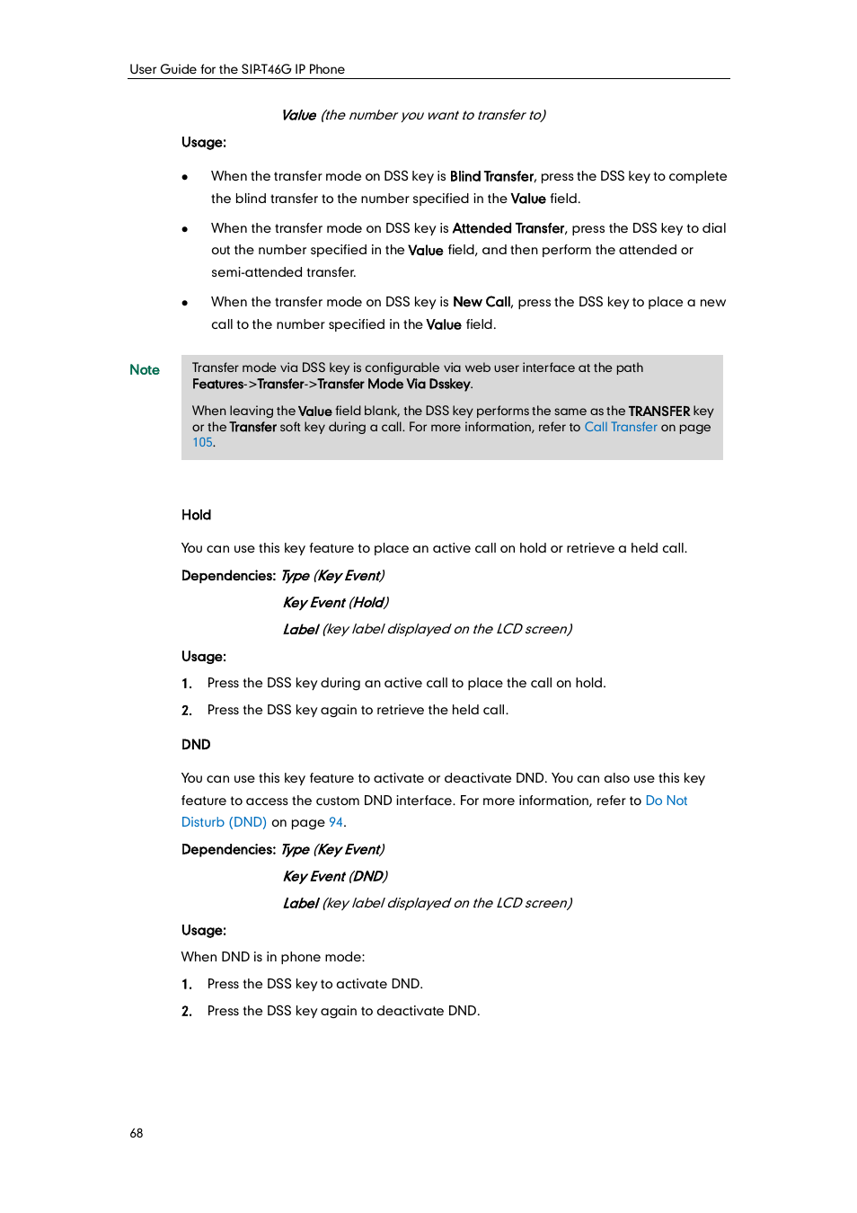Yealink SIP-T46G User Manual | Page 78 / 168