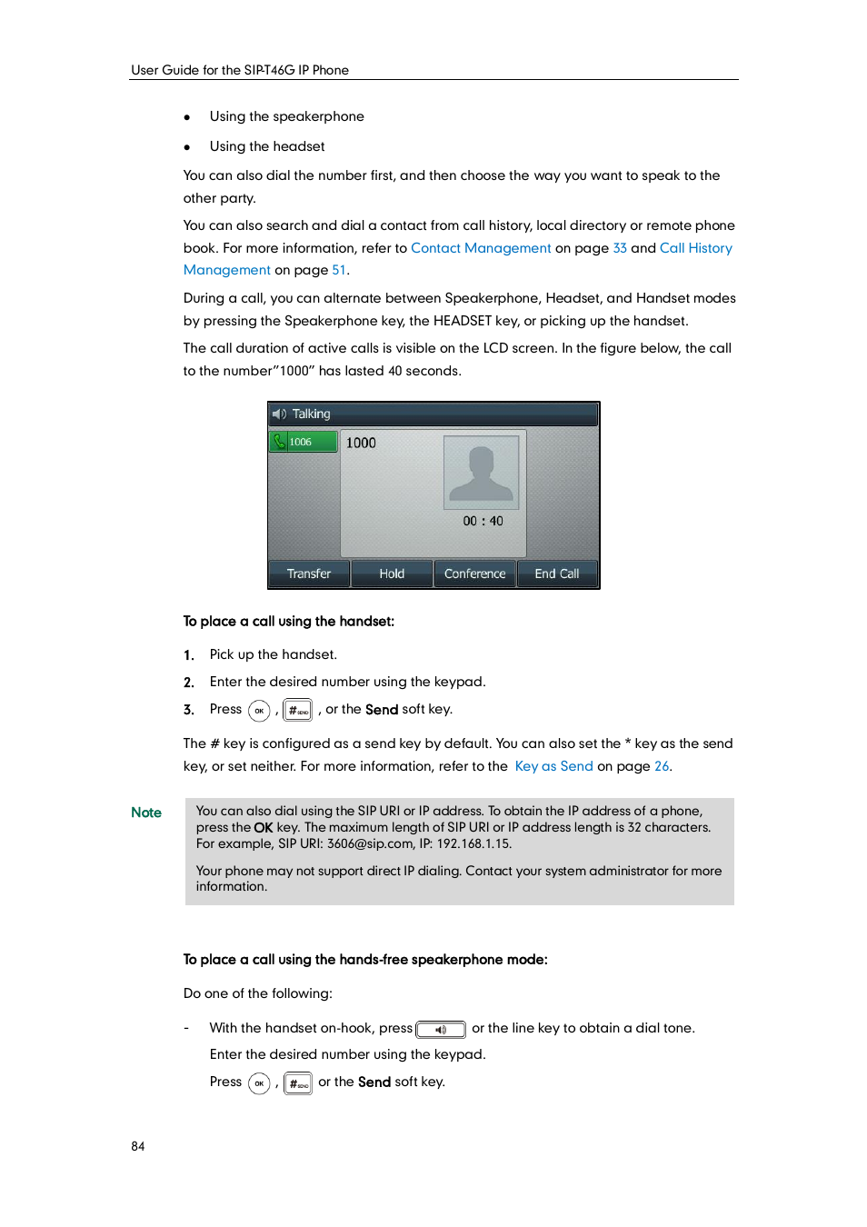 Yealink SIP-T46G User Manual | Page 94 / 168
