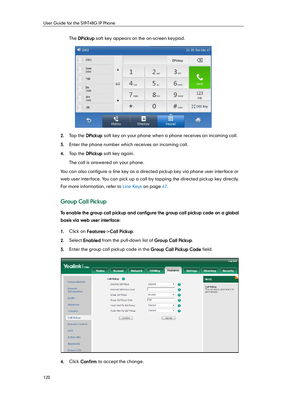 Yealink SIP-T48G User Manual | Page 130 / 170