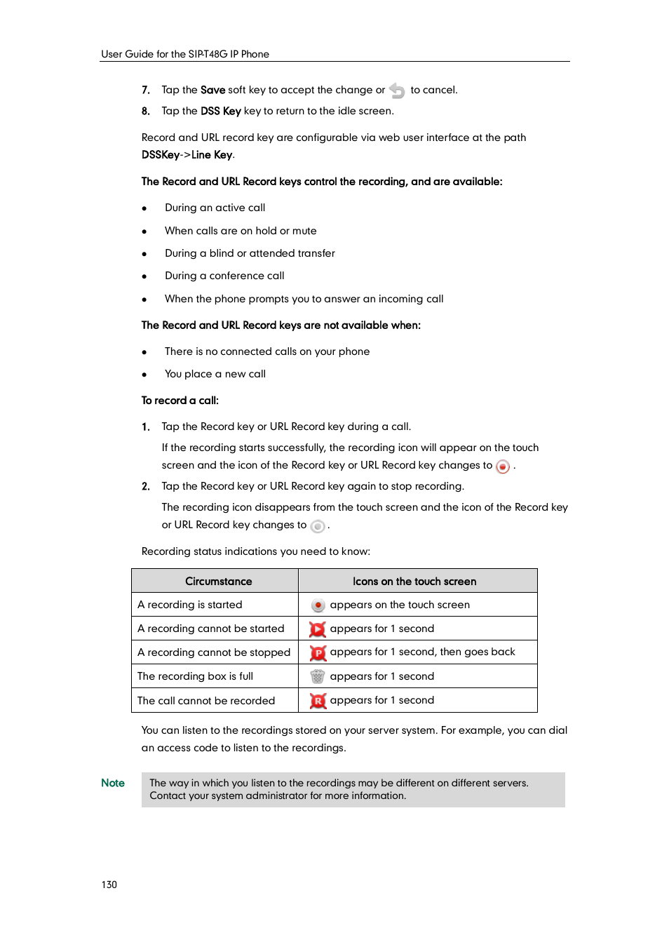 Yealink SIP-T48G User Manual | Page 140 / 170