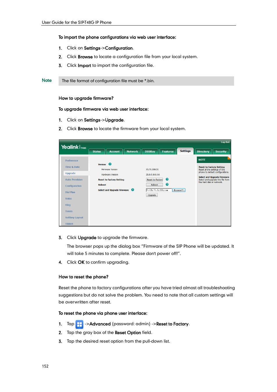Yealink SIP-T48G User Manual | Page 162 / 170