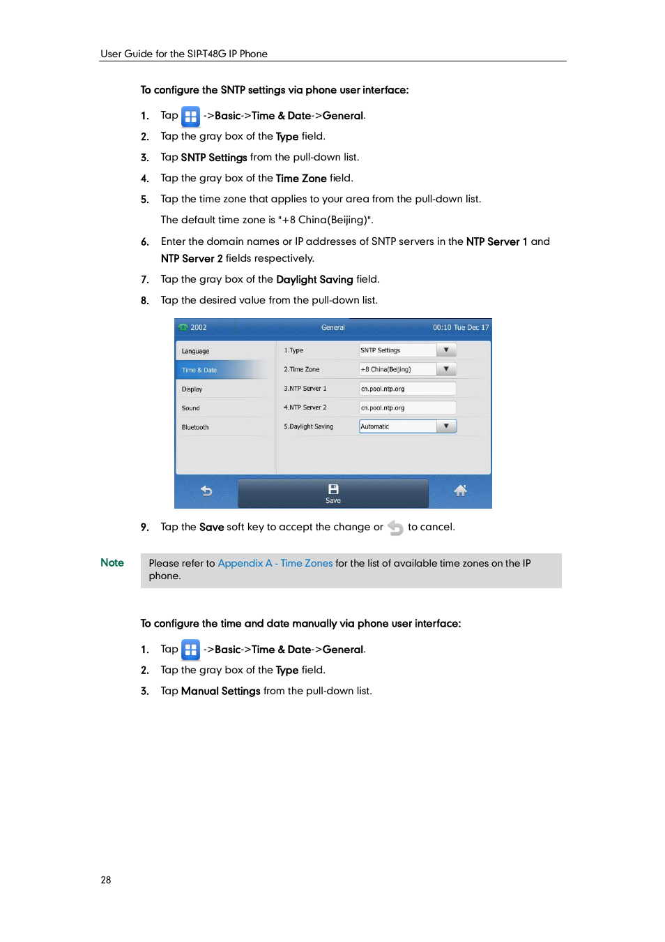 Yealink SIP-T48G User Manual | Page 38 / 170