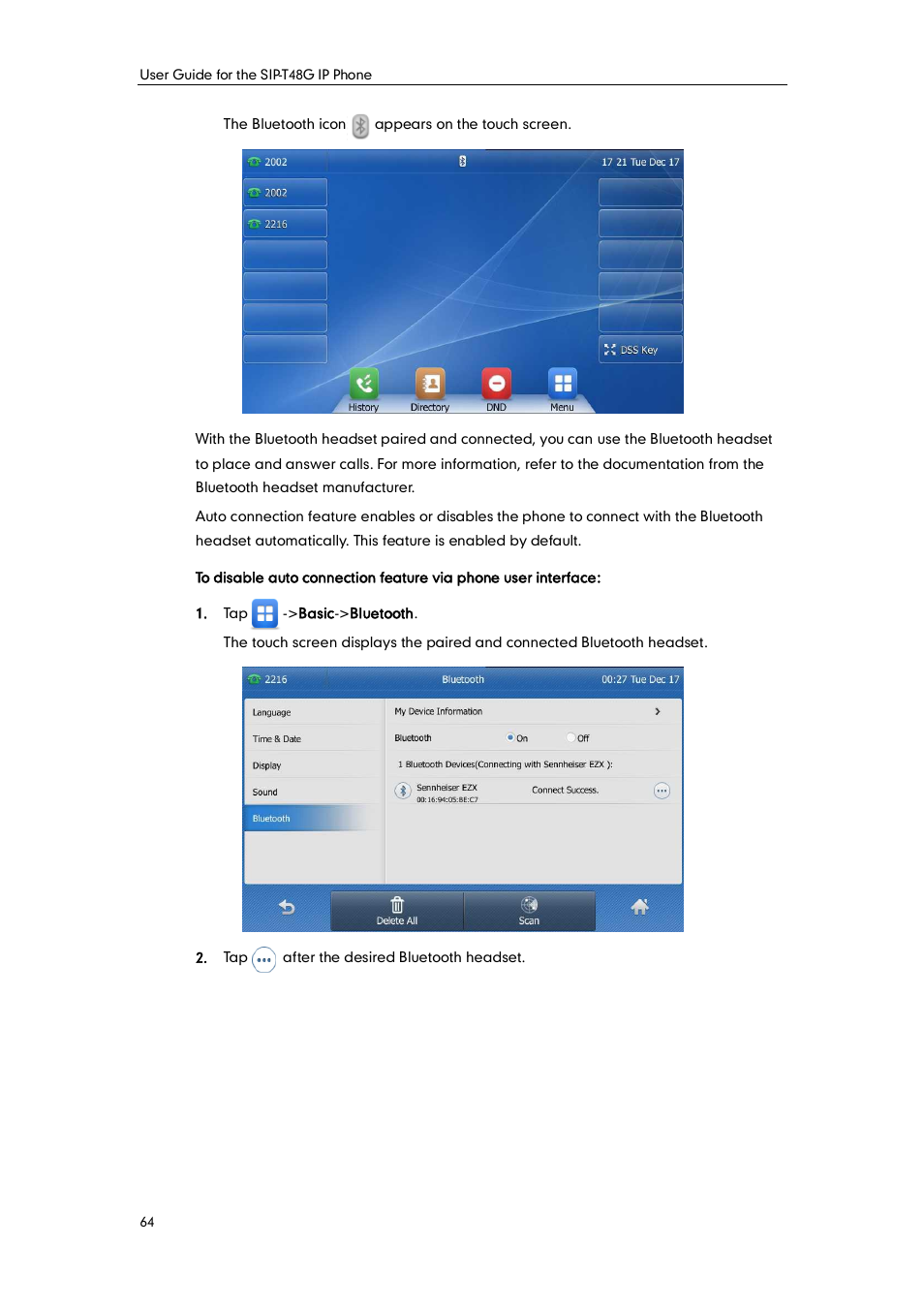 Yealink SIP-T48G User Manual | Page 74 / 170