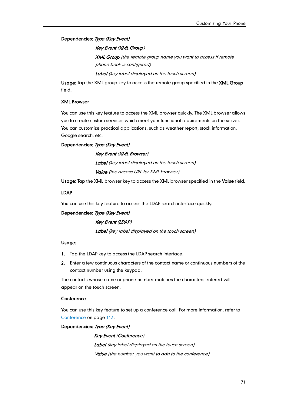 Yealink SIP-T48G User Manual | Page 81 / 170