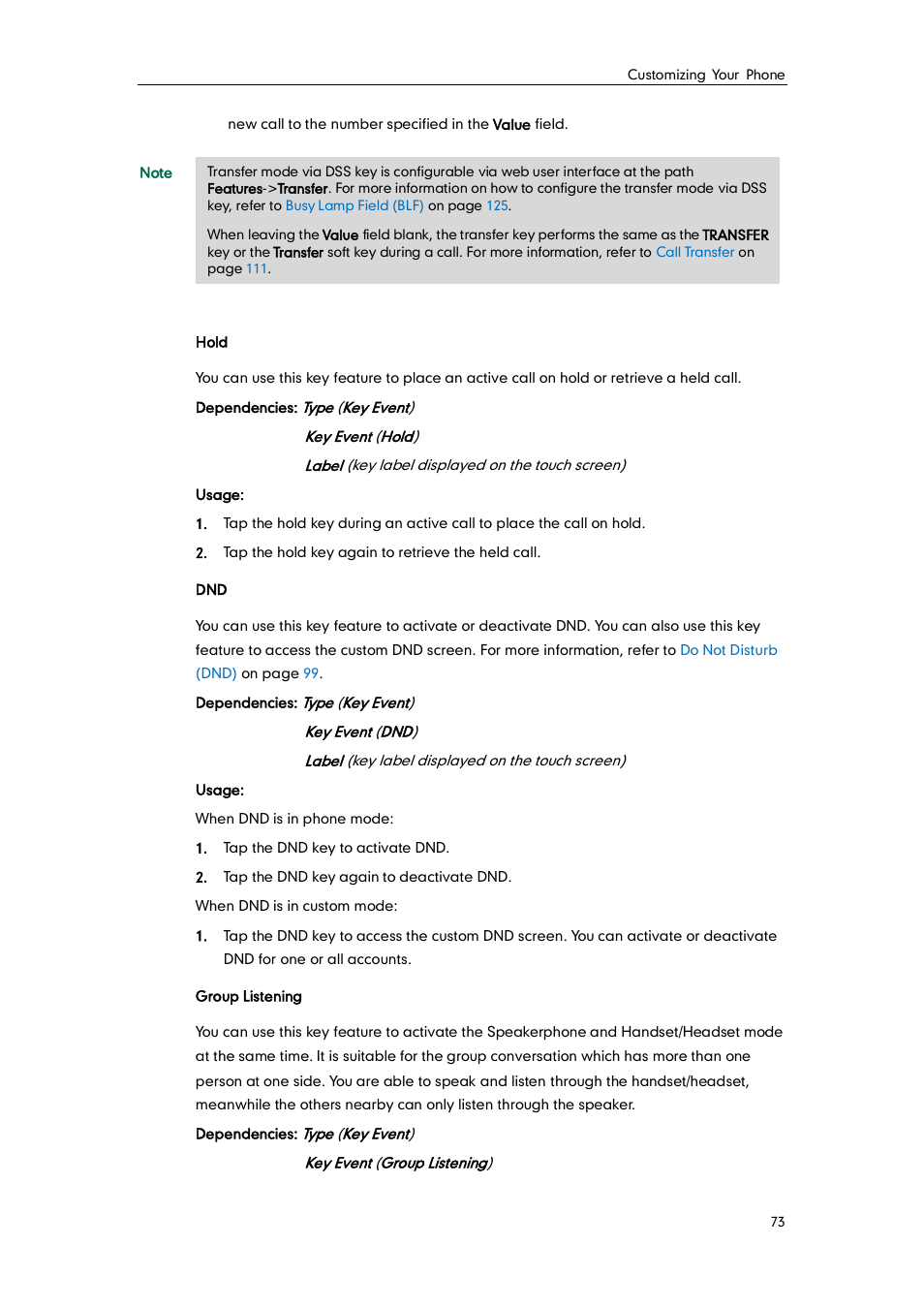 Yealink SIP-T48G User Manual | Page 83 / 170