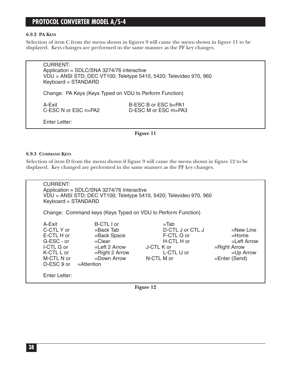 Protocol converter model a/s-4 | Black Box PROTOCOL CONVERTER A/S-4 User Manual | Page 39 / 88