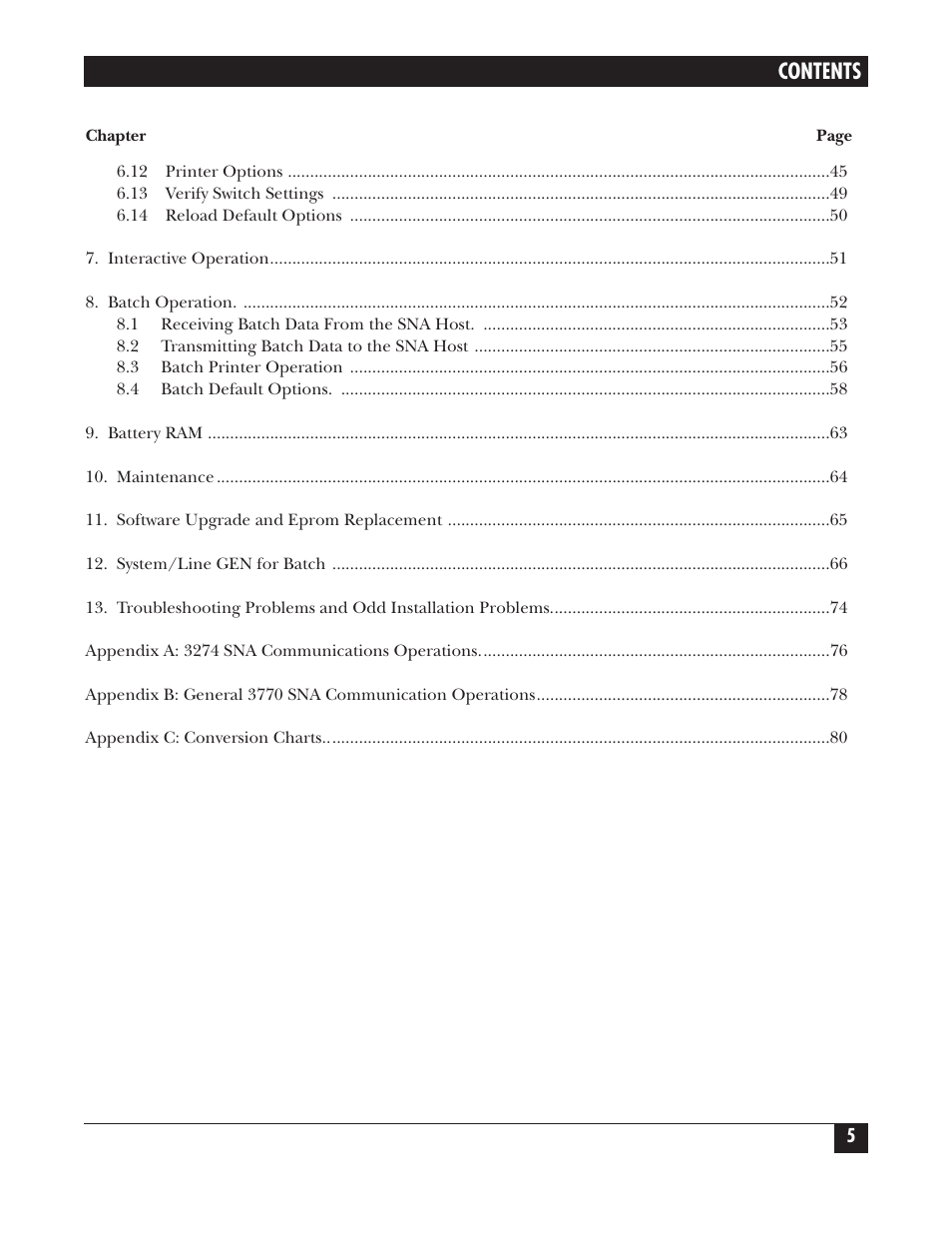 Black Box PROTOCOL CONVERTER A/S-4 User Manual | Page 6 / 88