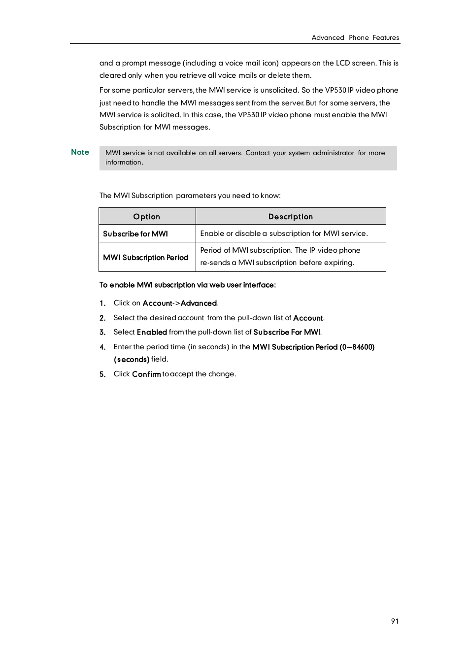 Yealink VP530 User Manual | Page 103 / 116