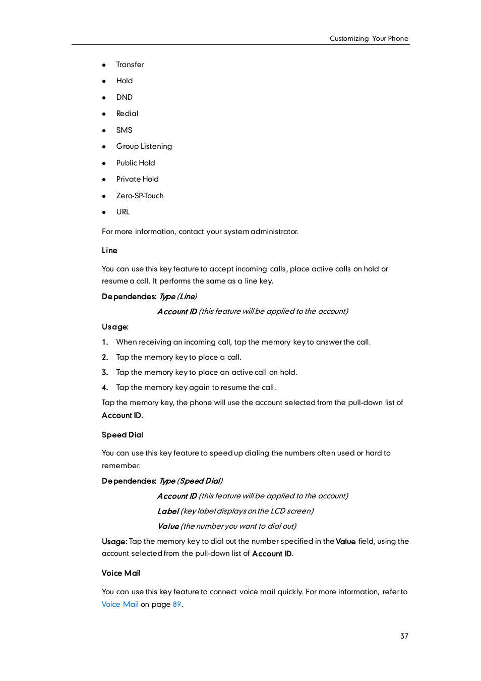 Yealink VP530 User Manual | Page 49 / 116