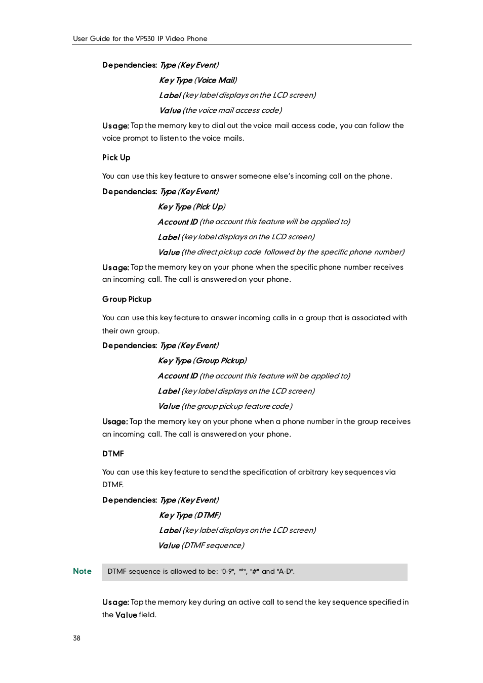 Yealink VP530 User Manual | Page 50 / 116