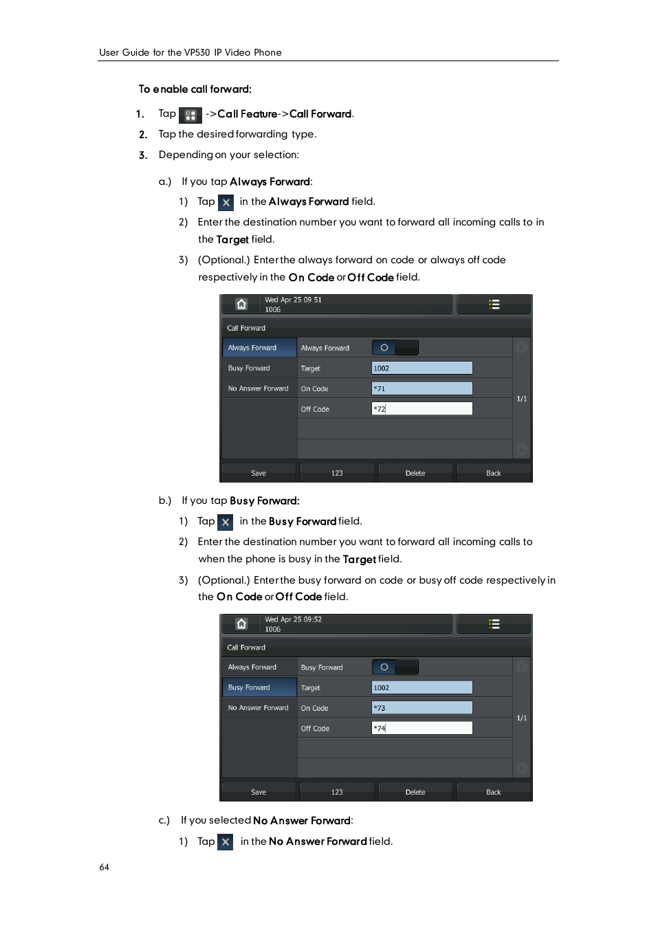 Yealink VP530 User Manual | Page 76 / 116