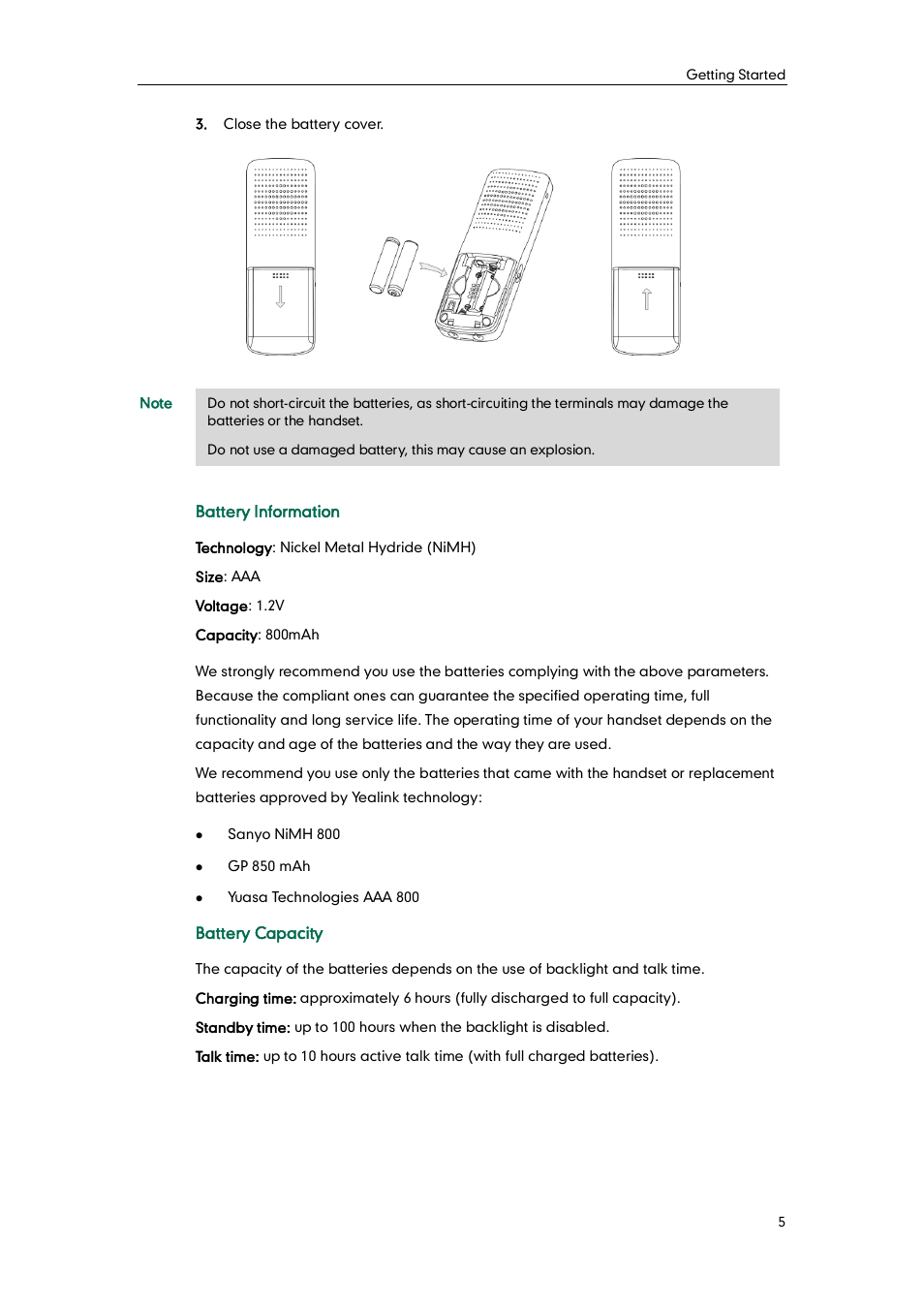 Yealink W52P User Manual | Page 17 / 84