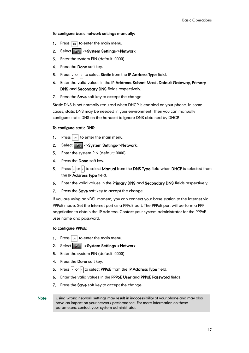 Yealink W52P User Manual | Page 29 / 84