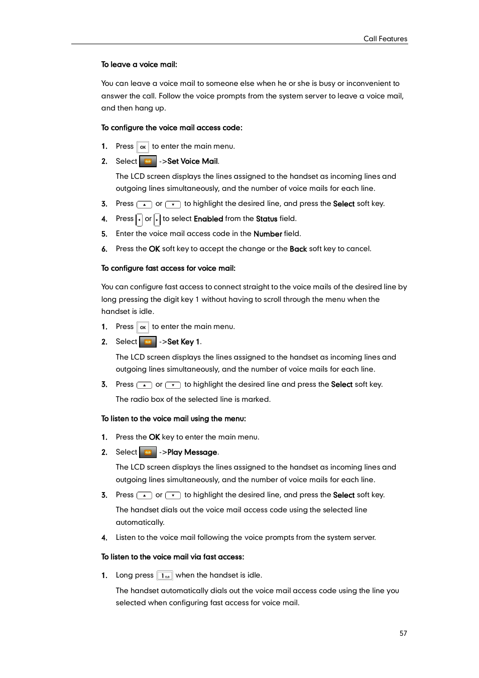 Yealink W52P User Manual | Page 69 / 84