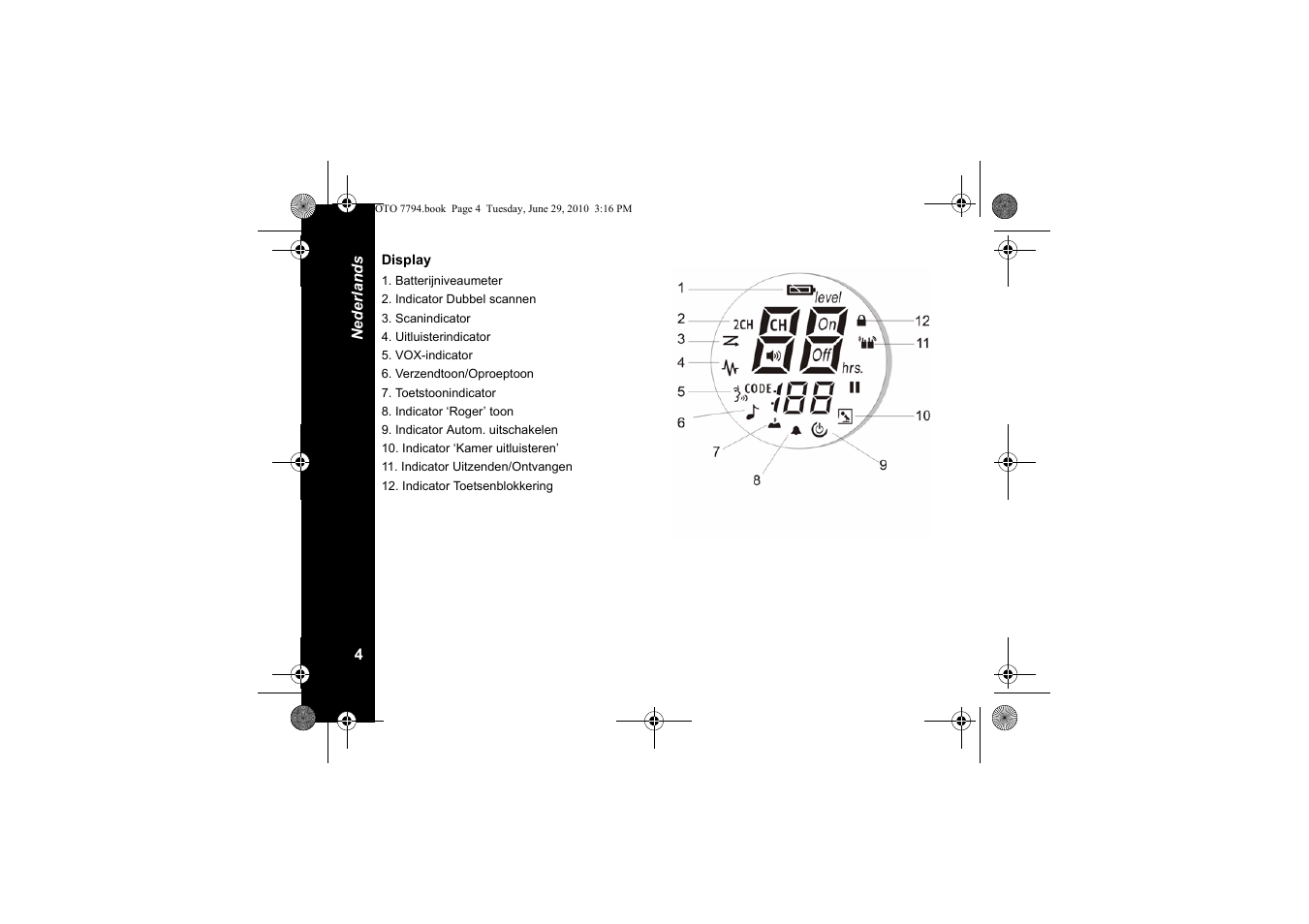 Display | Motorola walkie talkie User Manual | Page 114 / 256