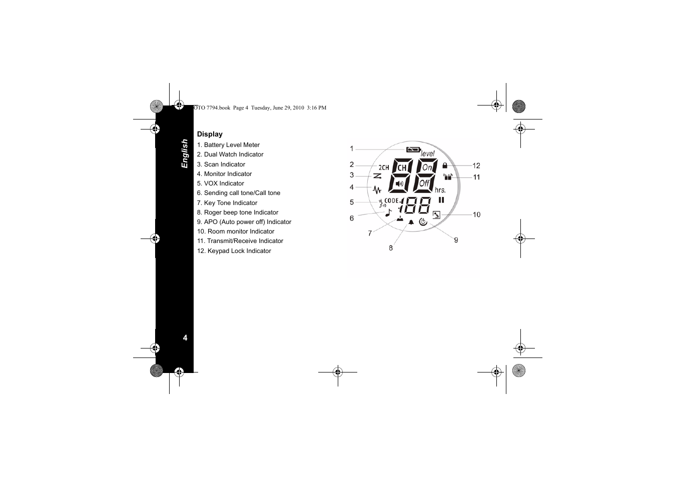 Display | Motorola walkie talkie User Manual | Page 6 / 256