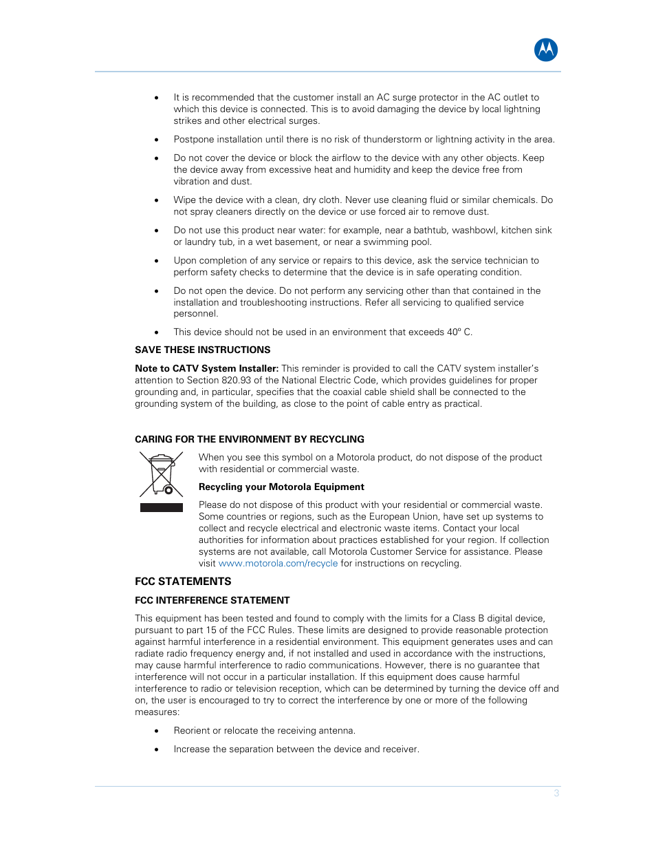 Motorola SURFboard SBG901 User Manual | Page 4 / 86