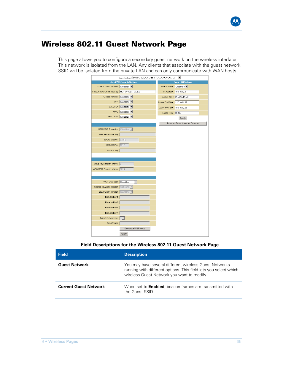 Motorola SURFboard SBG901 User Manual | Page 66 / 86
