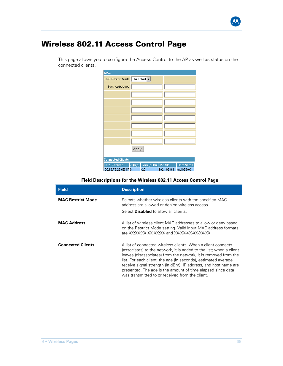 Motorola SURFboard SBG901 User Manual | Page 70 / 86