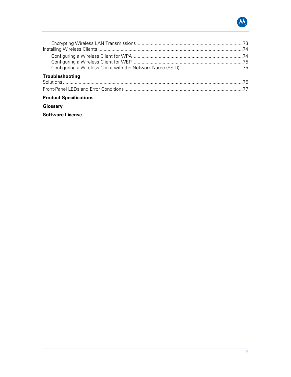 Motorola SURFboard SBG901 User Manual | Page 9 / 86