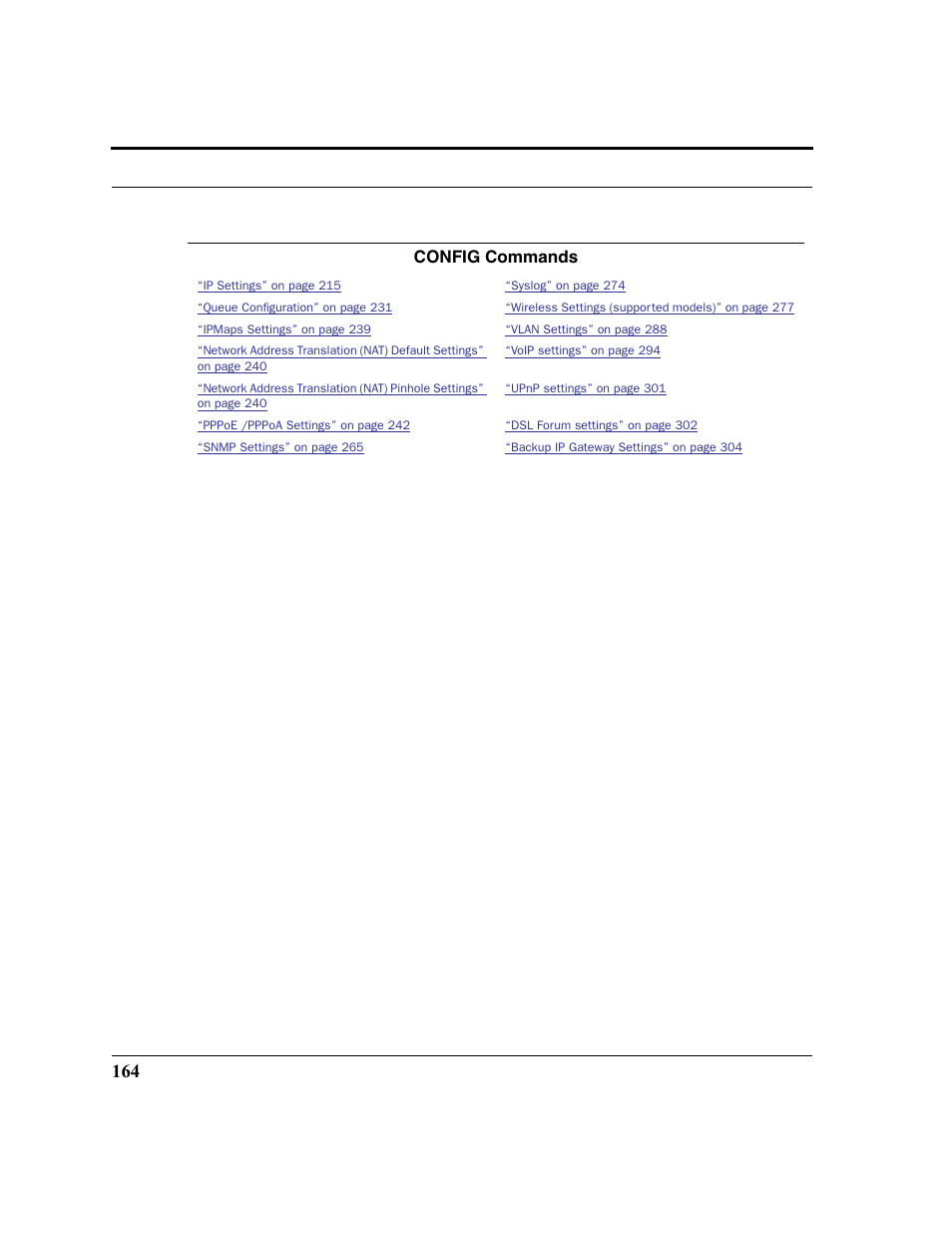 Config commands | Motorola 3347 User Manual | Page 164 / 351