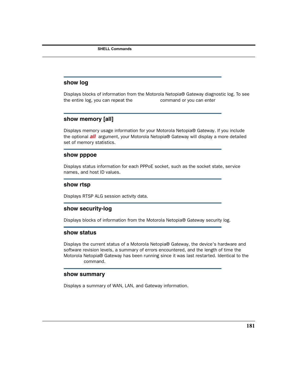 Motorola 3347 User Manual | Page 181 / 351