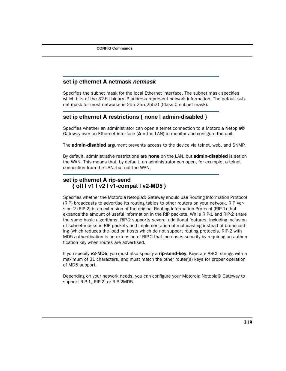 Motorola 3347 User Manual | Page 219 / 351