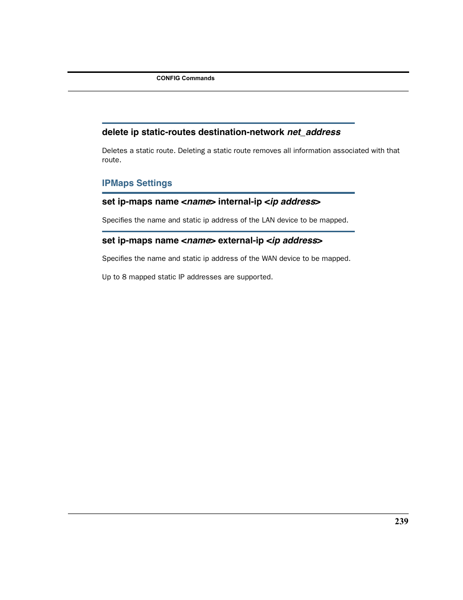 Ipmaps settings | Motorola 3347 User Manual | Page 239 / 351