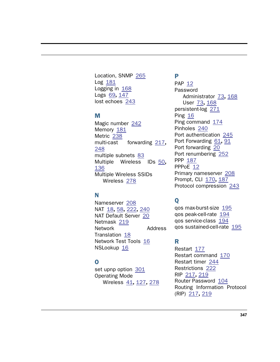 Motorola 3347 User Manual | Page 347 / 351