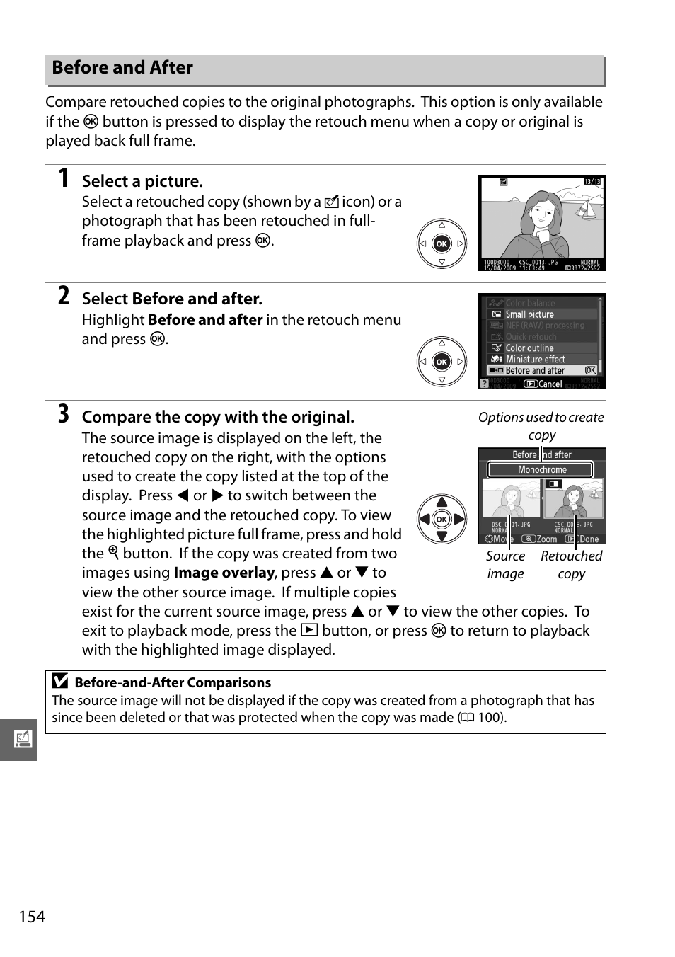 Before and after | Nikon D3000 User Manual | Page 172 / 216