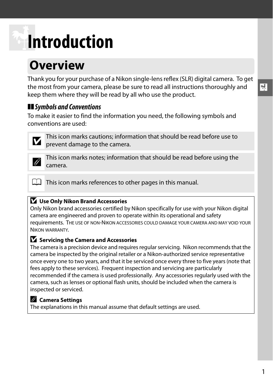 Introduction, Overview | Nikon D3000 User Manual | Page 19 / 216