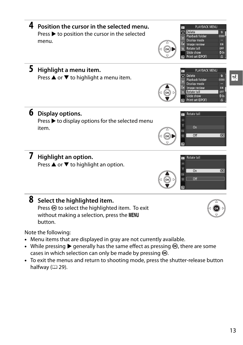 Nikon D3000 User Manual | Page 31 / 216