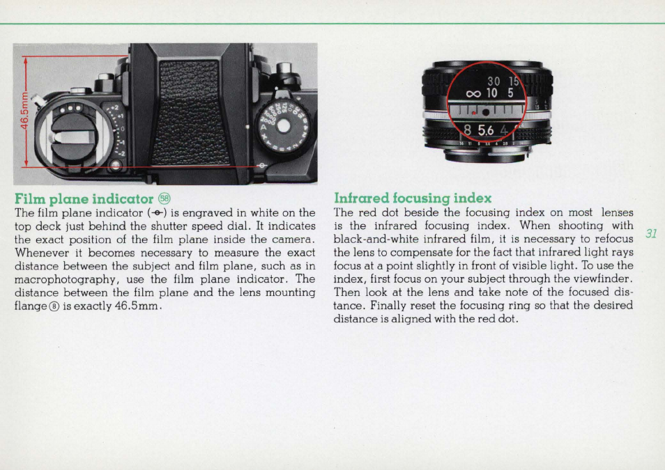 Film advance lever (§) | Nikon F3 User Manual | Page 31 / 71