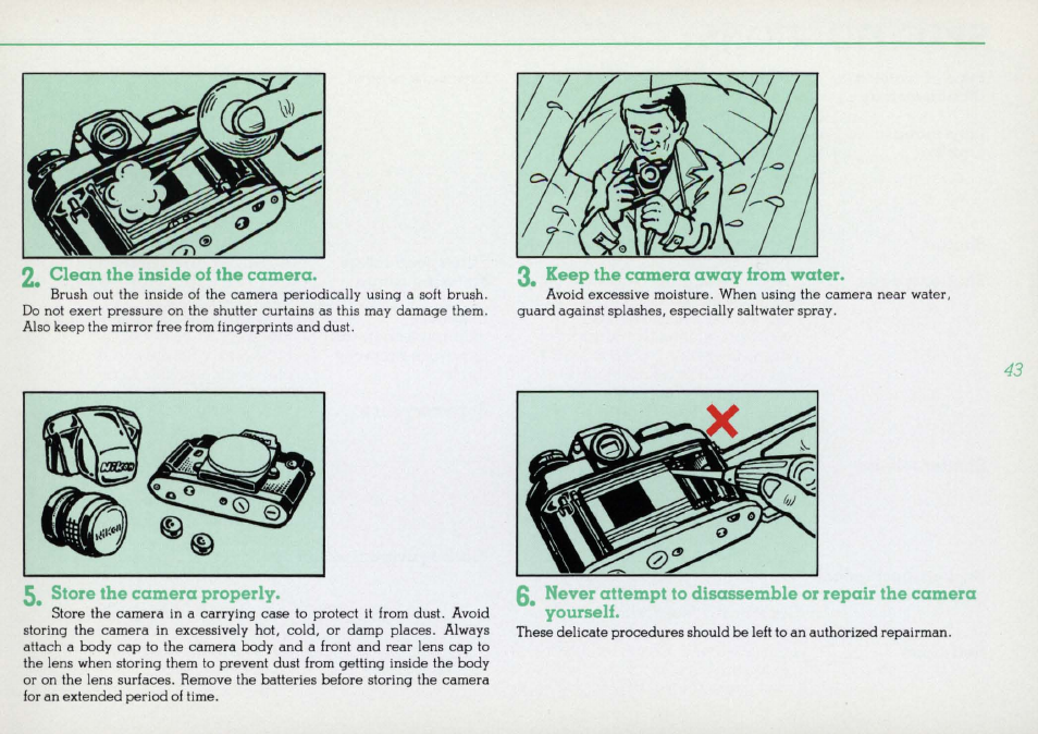 Film plane indicator | Nikon F3 User Manual | Page 43 / 71