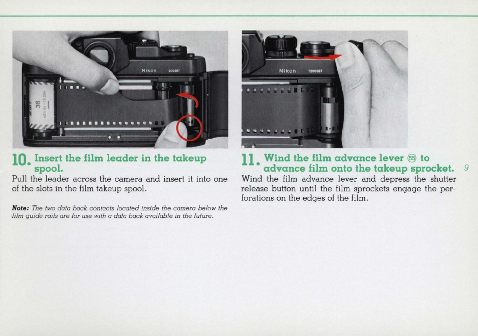 Basic operation | Nikon F3 User Manual | Page 9 / 71